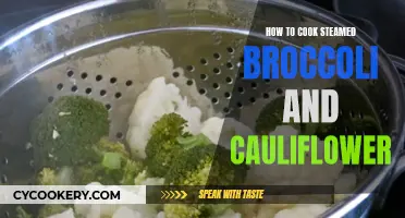 Steaming Veggies: Broccoli and Cauliflower Perfection