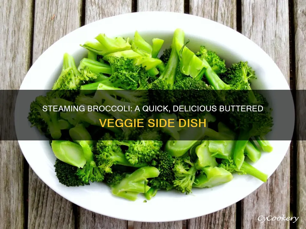 how to cook steamed broccoli with butter