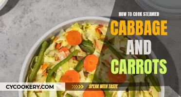 Steaming Veggies: Cabbage & Carrots, a Healthy, Tasty Treat