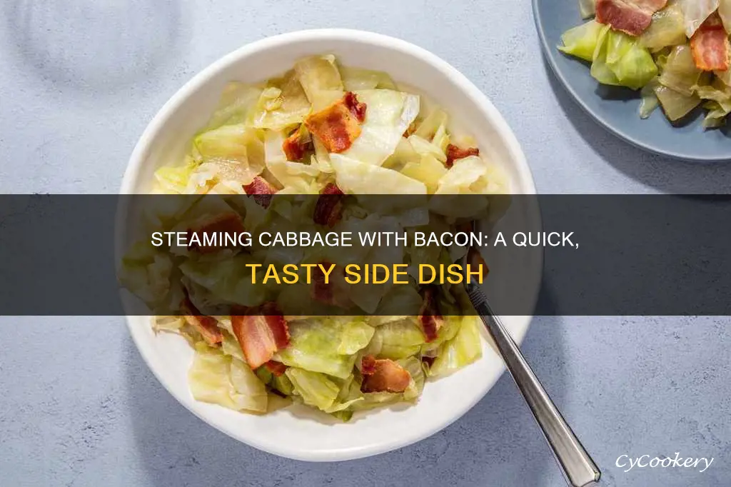 how to cook steamed cabbage with bacon