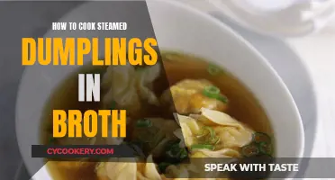 Steaming Broth: Cooking Delicious Dumplings the Right Way