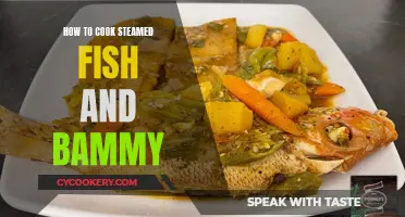 Steaming Delicacies: Fish and Bammy Perfection