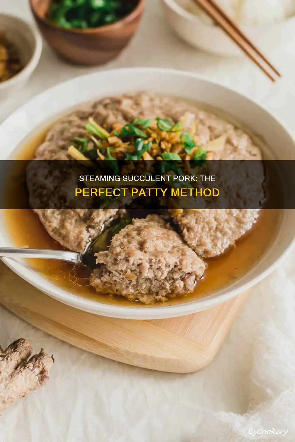 how to cook steamed pork patty