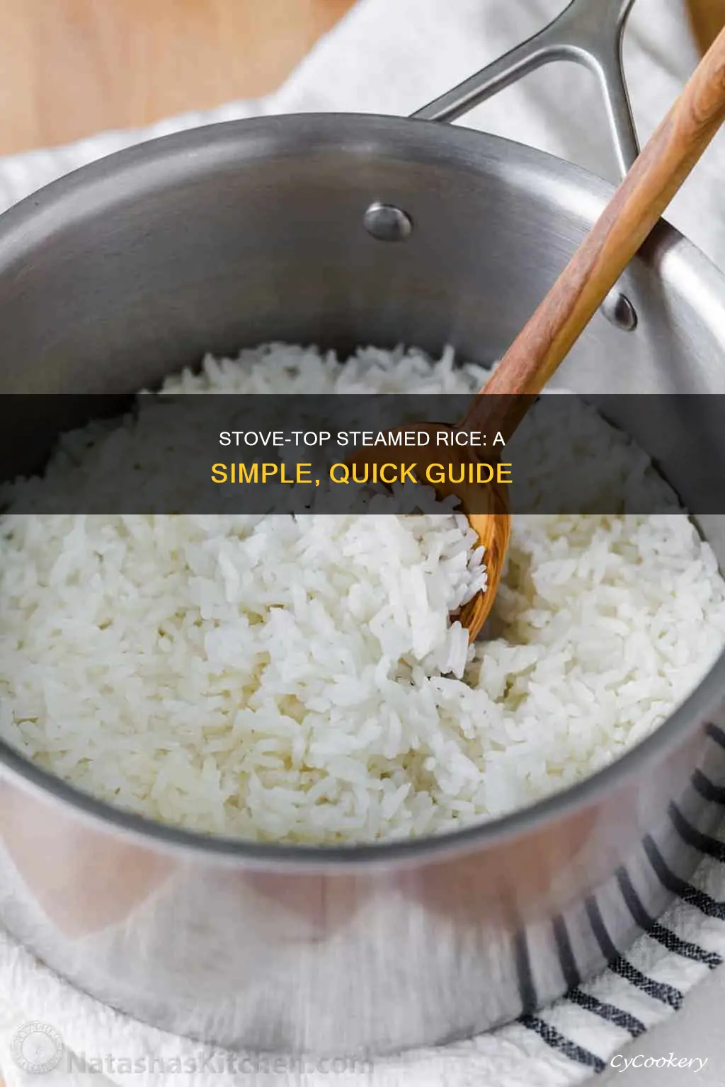 how to cook steamed rice on stove top