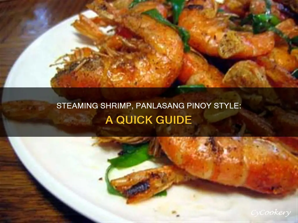 how to cook steamed shrimp panlasang pinoy