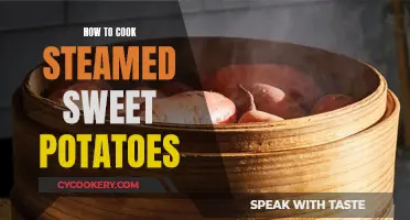 Steaming Sweet Potatoes: A Quick, Healthy Treat