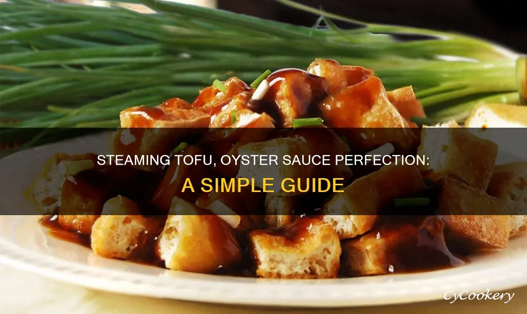 how to cook steamed tofu with oyster sauce