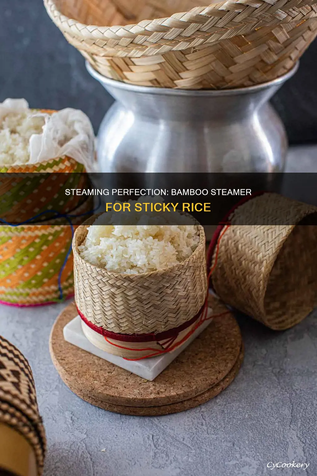 how to cook sticky rice bamboo steamer