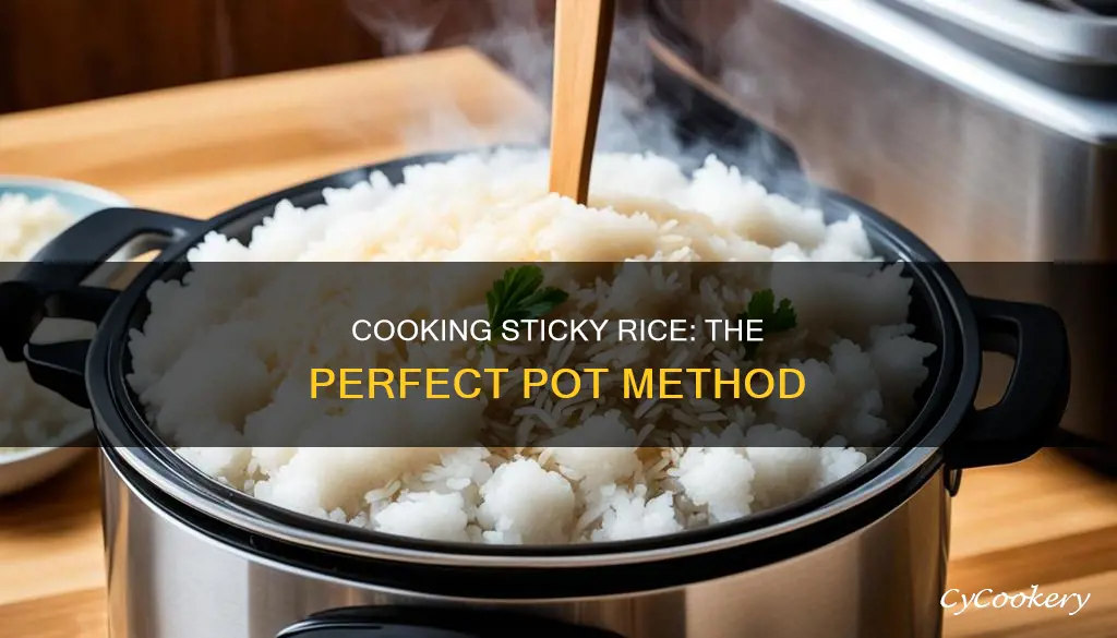 how to cook sticky rice in a pot