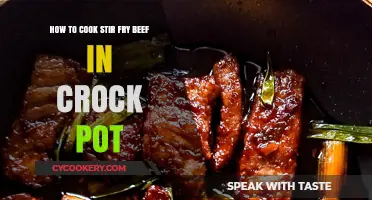 Stir Fry Beef: Crock Pot Magic