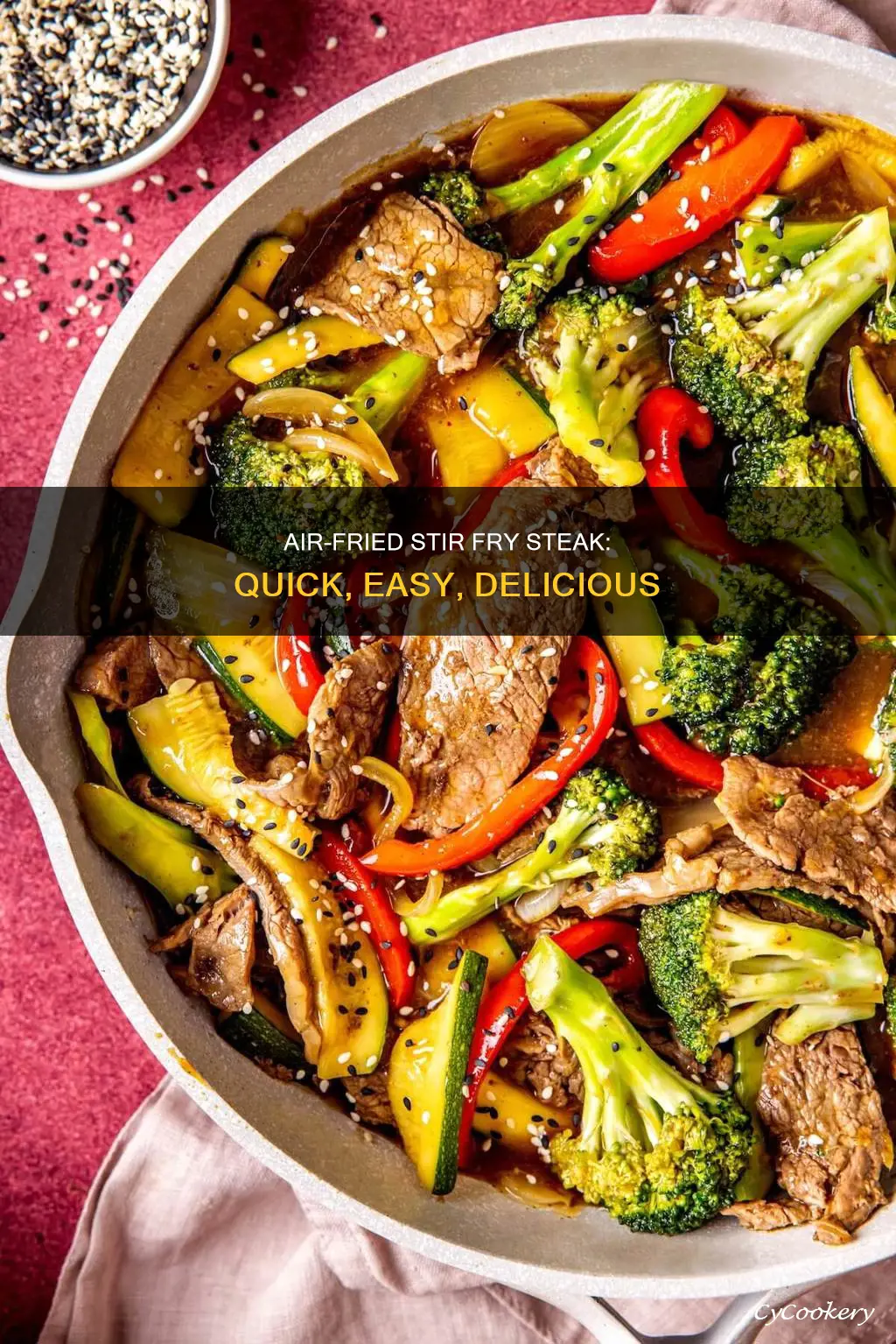 how to cook stir fry steak in air fryer
