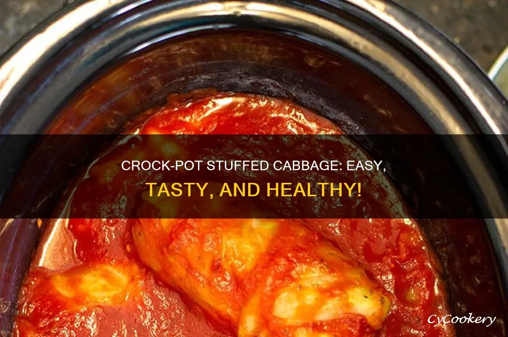 how to cook stuffed cabbage in a crock pot