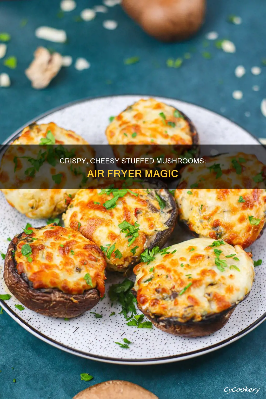 how to cook stuffed mushrooms in the air fryer