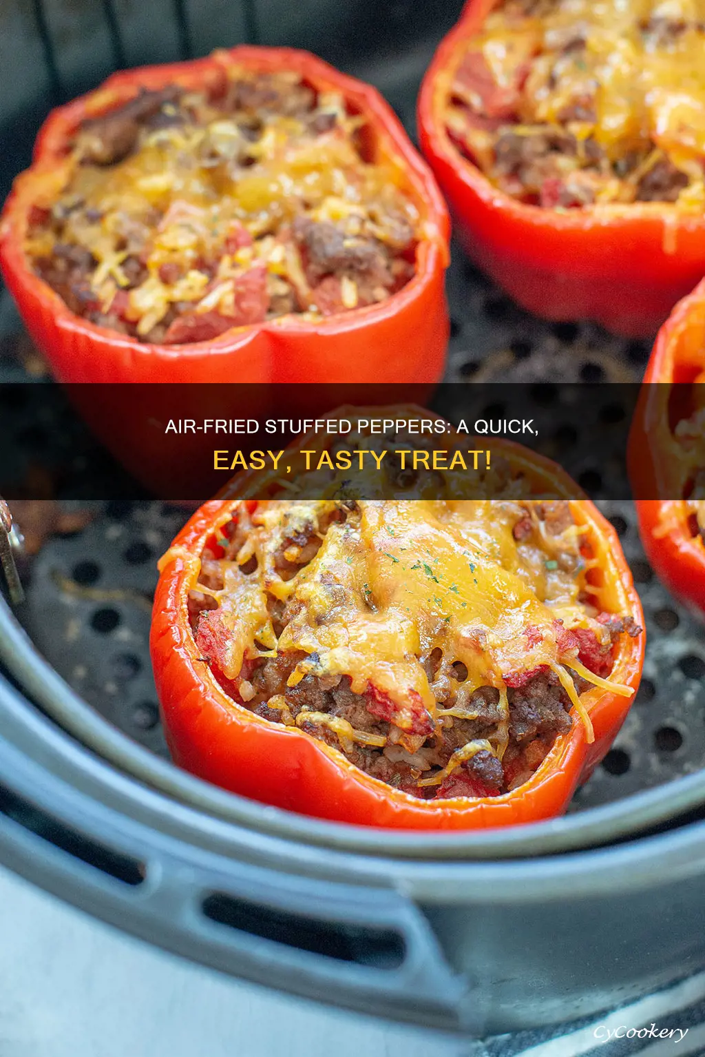 how to cook stuffed peppers in air fryer oven