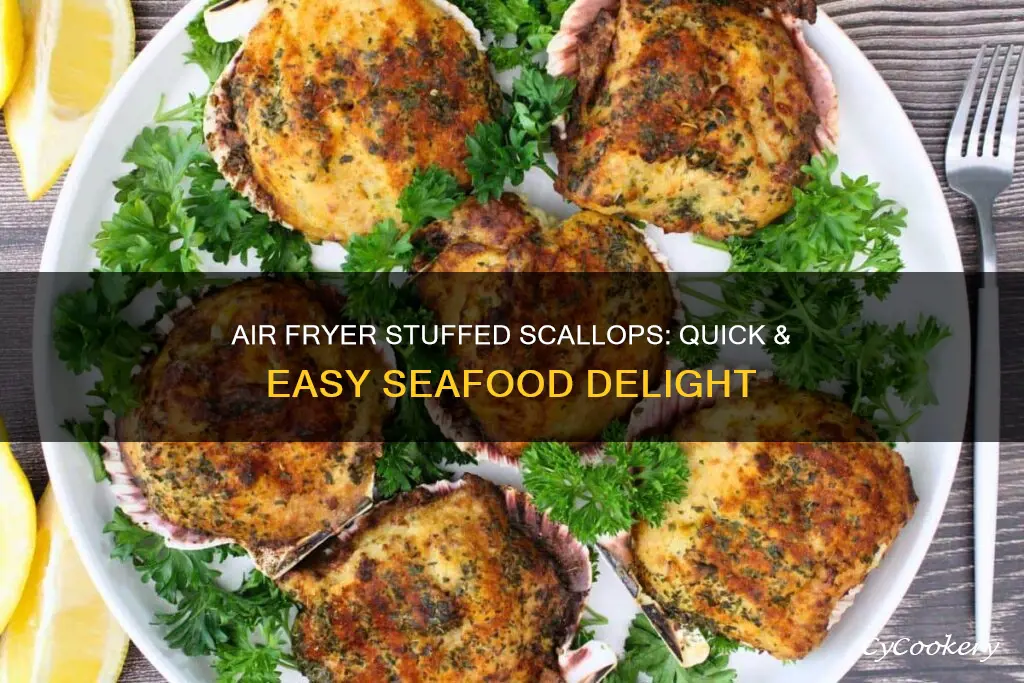 how to cook stuffed scallops in air fryer