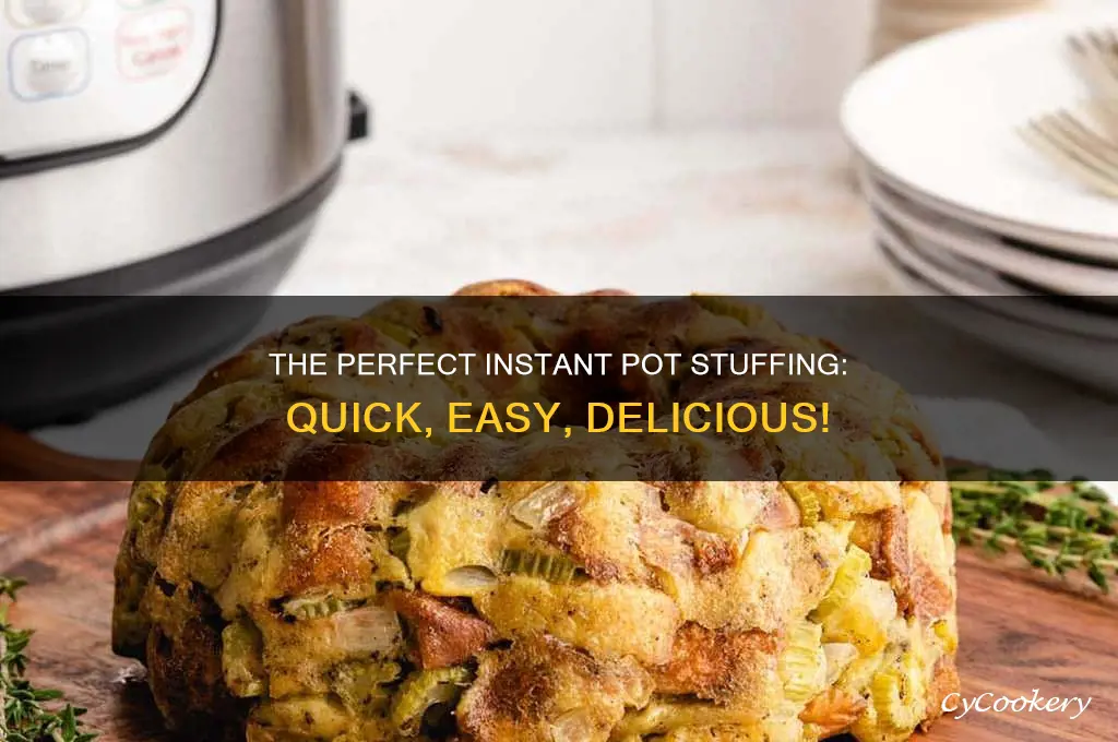 how to cook stuffing in the instand pot