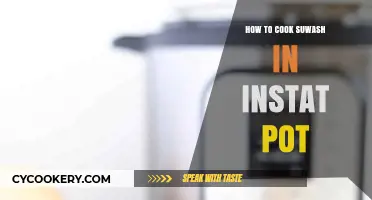 Suwash Simplified: Instant Pot Cooking Guide