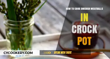 Swedish Meatballs: Crock Pot Cooking Perfection