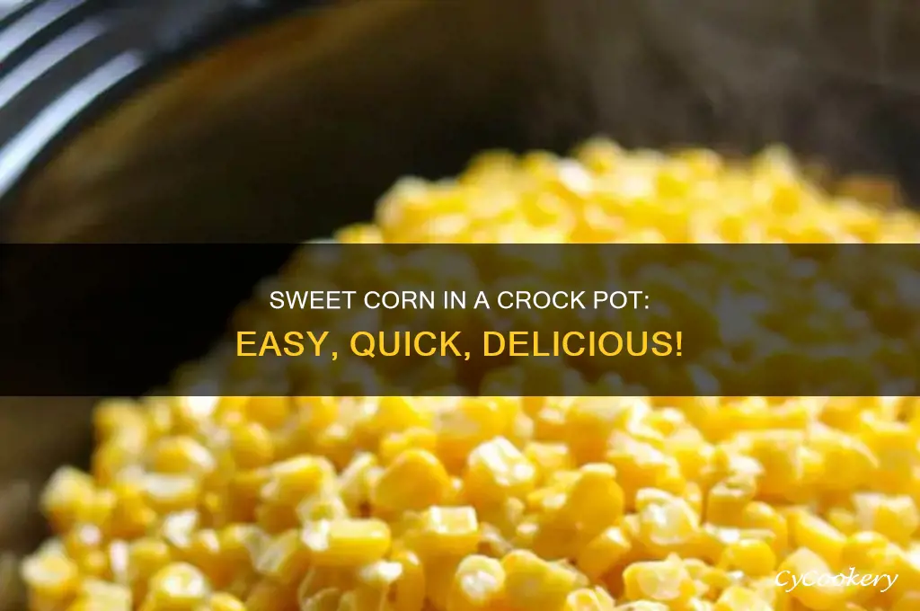 how to cook sweet corn in a crock pot