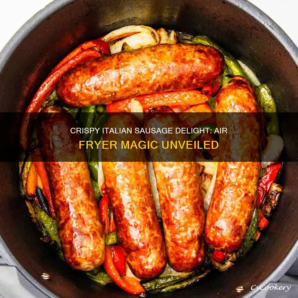 how to cook sweet italian sausage in air fryer