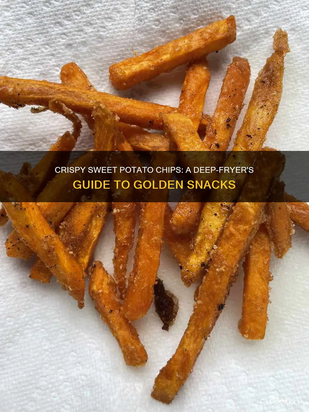 how to cook sweet potato chips in deep fryer