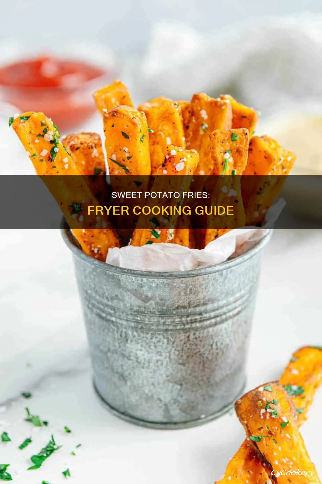 how to cook sweet potato fries in a fryer