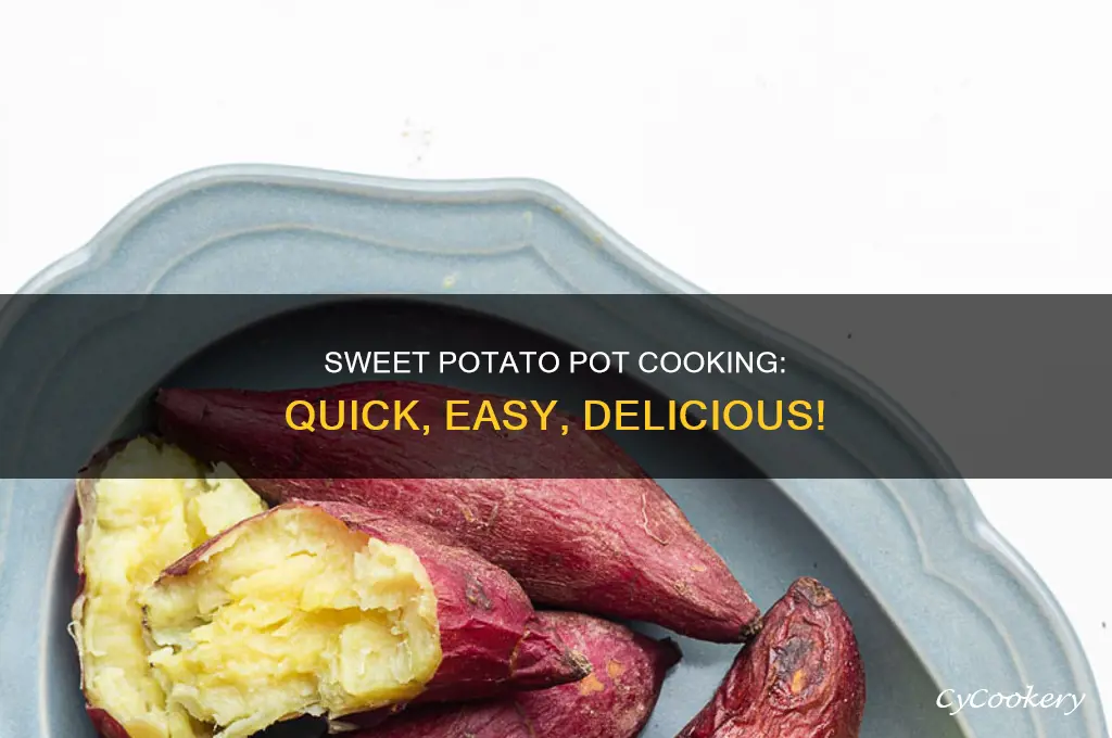 how to cook sweet potato in a pot