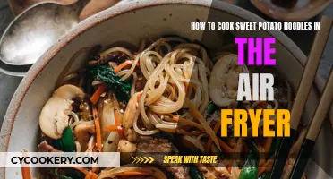 Air-Fry Sweet Potato Noodles: Quick, Easy, Delicious
