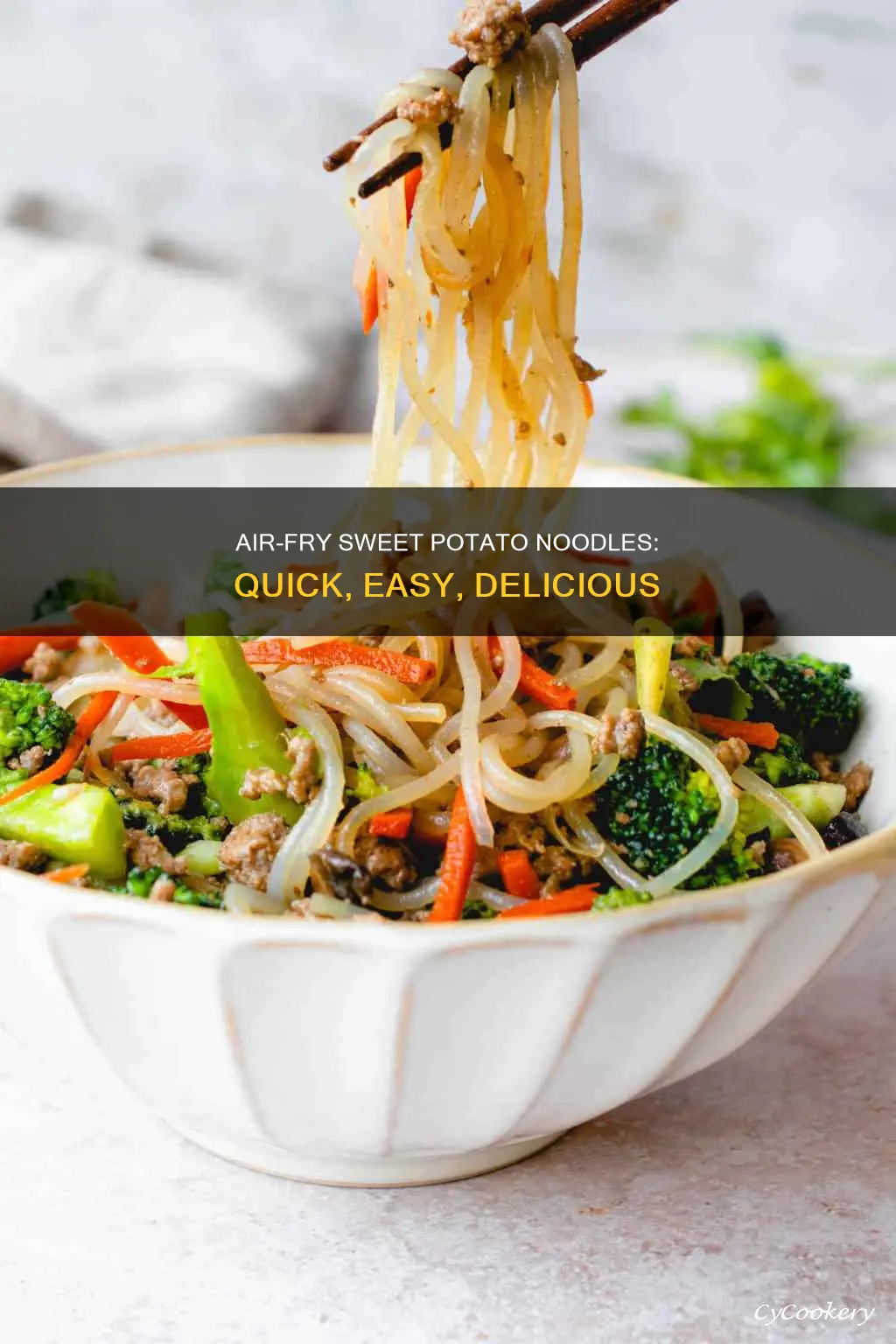 how to cook sweet potato noodles in the air fryer