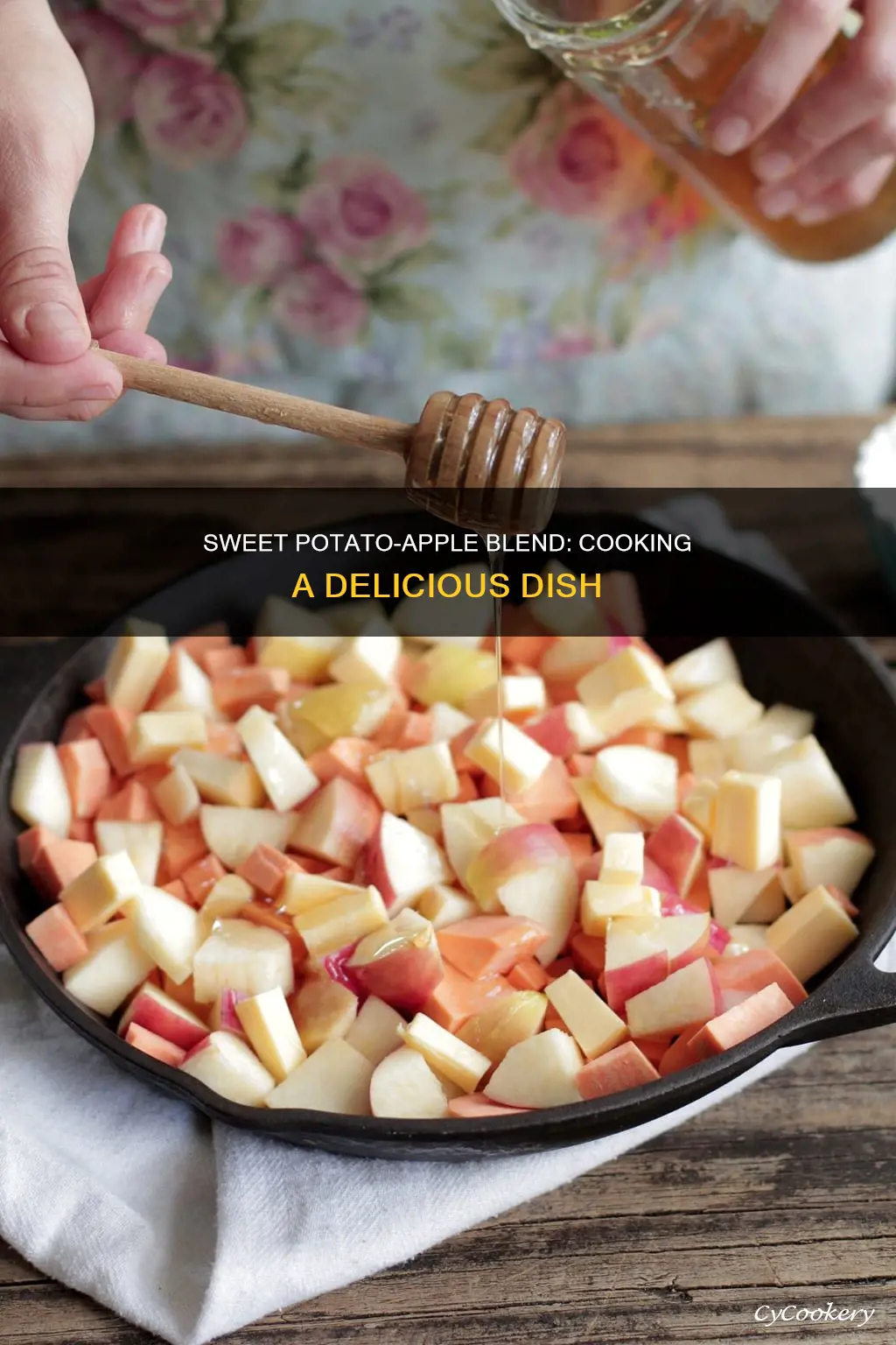 how to cook sweet potatoes and apple blend