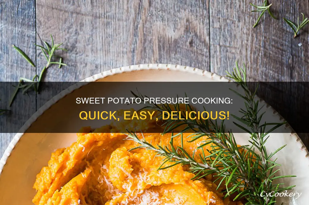how to cook sweet potatoes in a pressure pot