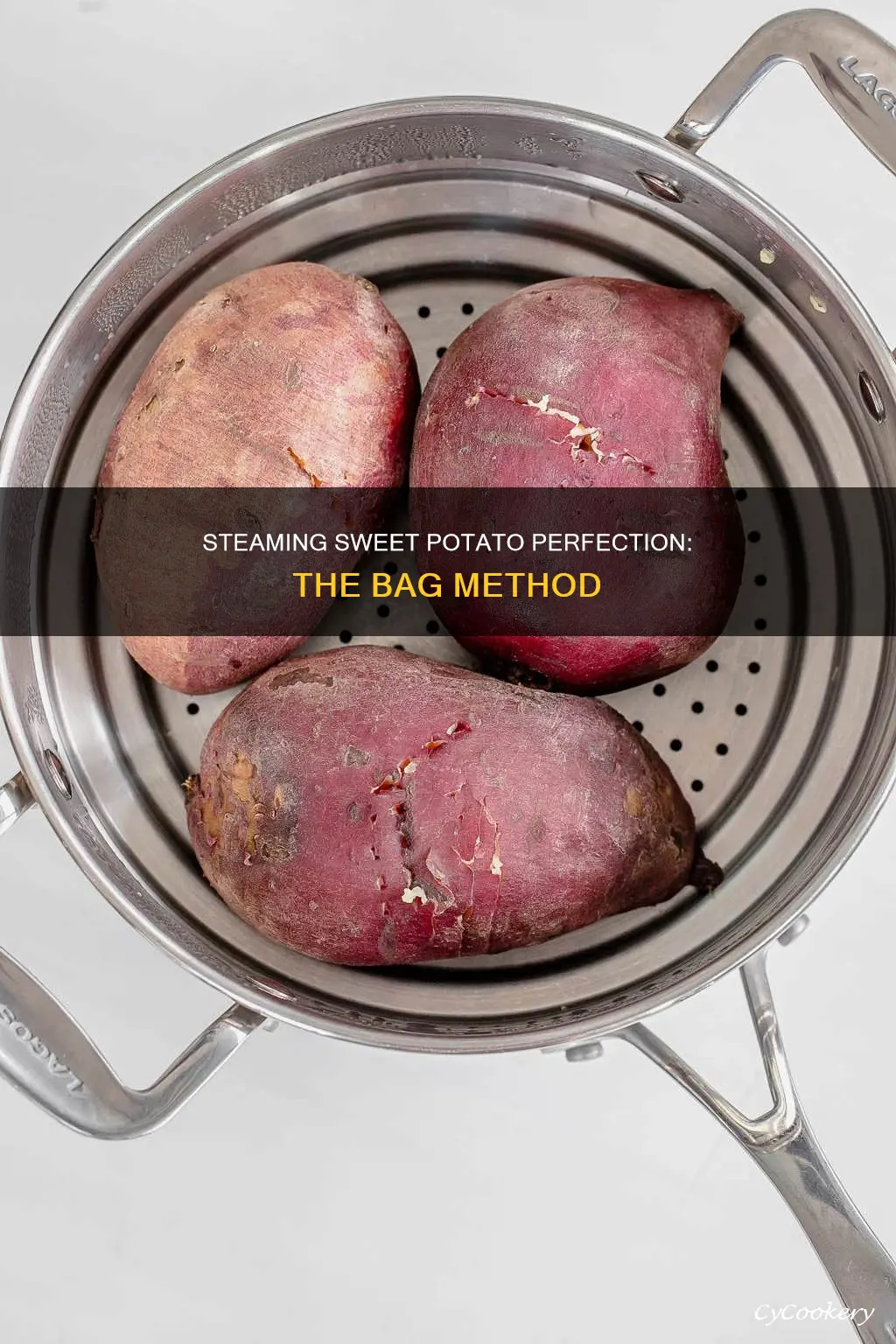 how to cook sweet potatoes in a steamer bag