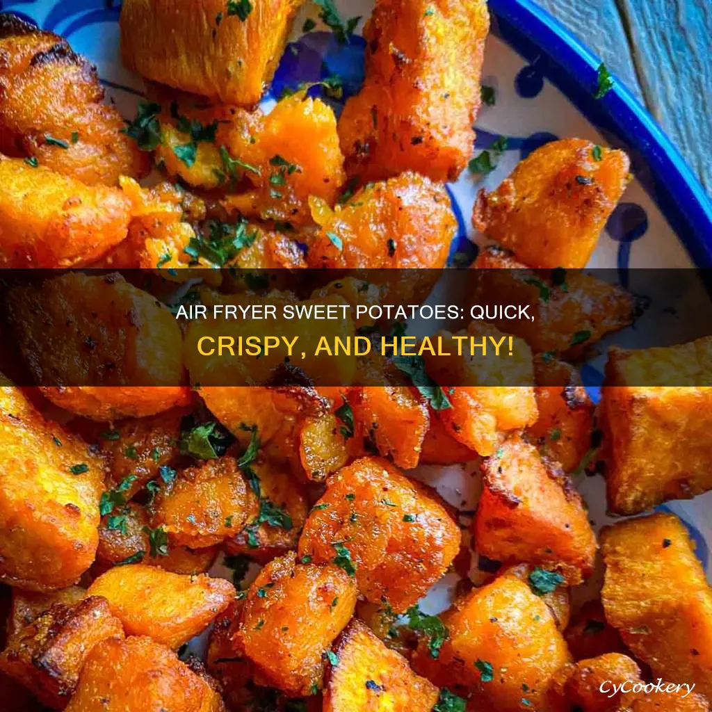 how to cook sweet potatoes in air fryer toaster oven