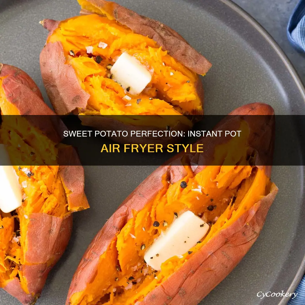 how to cook sweet potatoes in instant pot air fryer