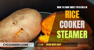 Steaming Sweet Potato Perfection with Your Rice Cooker