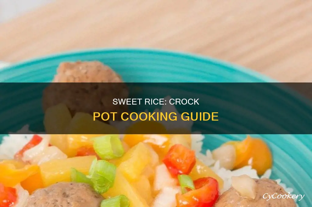 how to cook sweet rice in a crock pot