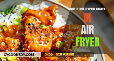 Air-Fryer Tempura Chicken: A Quick, Crispy Delight