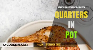 Cooking Tender Chicken Quarters: A Pot-Based Guide