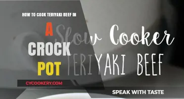 Tasty Teriyaki Beef: Crock-Pot Cooking Perfection