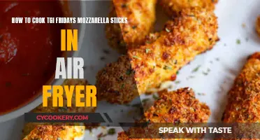 Air Fryer Mozzarella Sticks: TGI Fridays Style