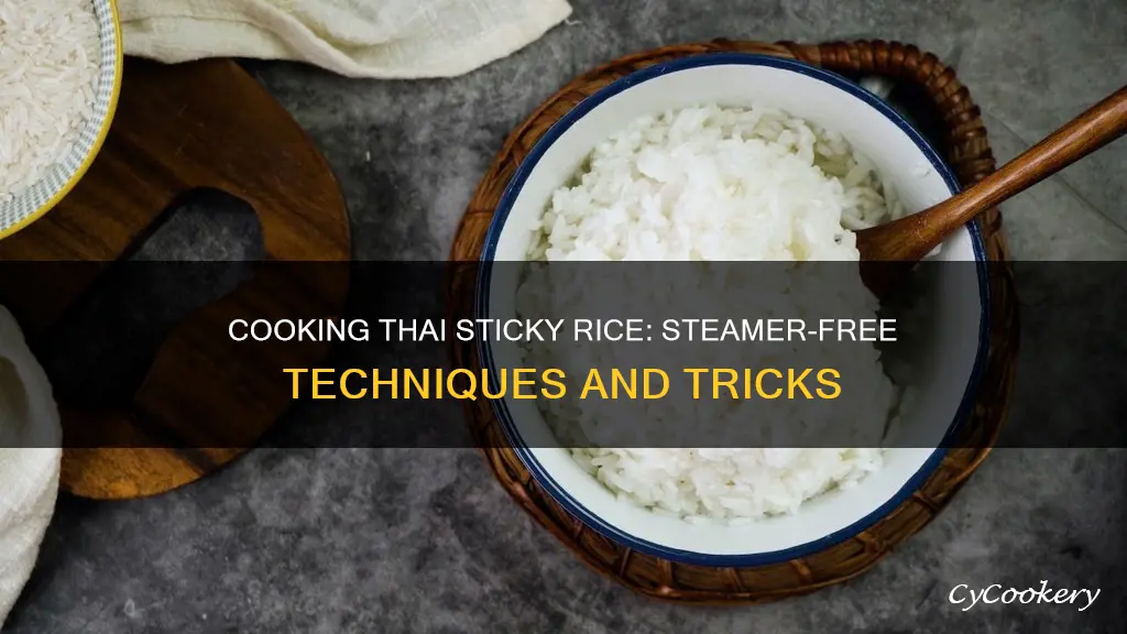 how to cook thai sticky rice without a steamer