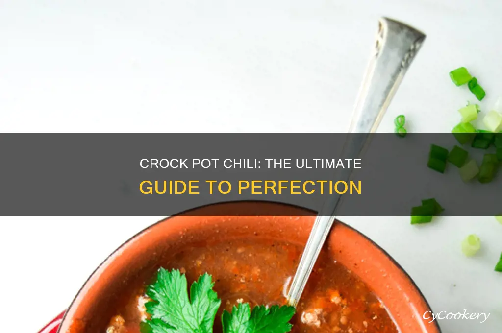 how to cook the best chili in a crock pot