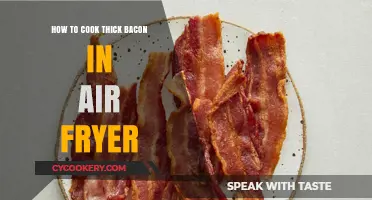 Crispy, Flaky Bacon: Air Fryer Mastery for Thick Slices