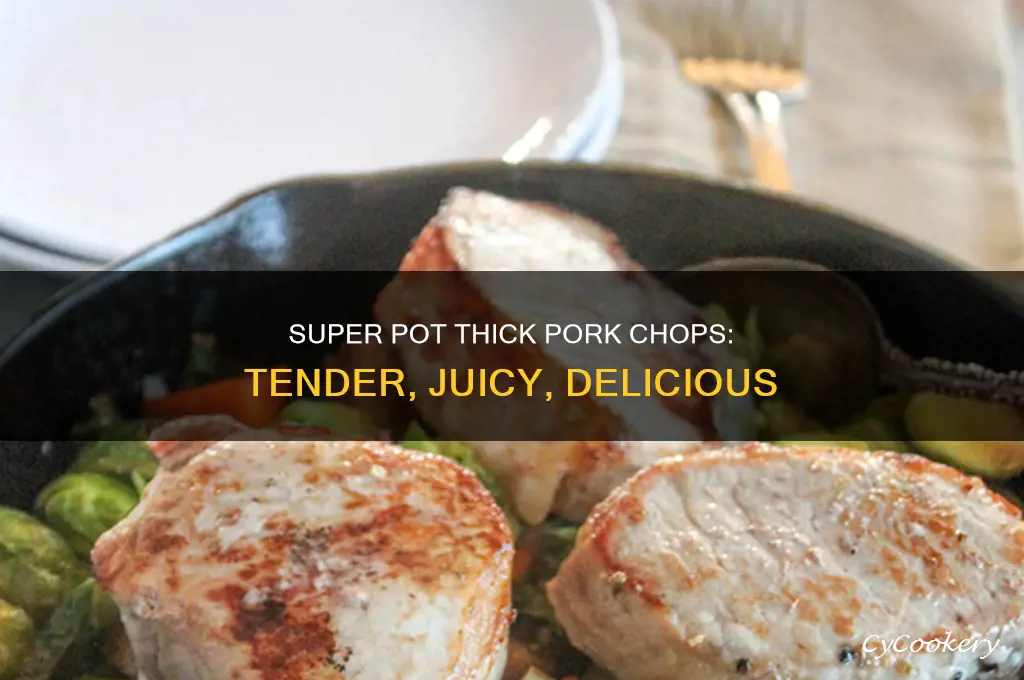 how to cook thick pork chops in a super pot