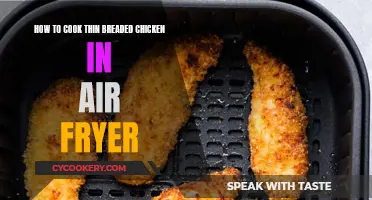 Crispy Chicken: Air Fryer Thin Breaded Chicken Recipe