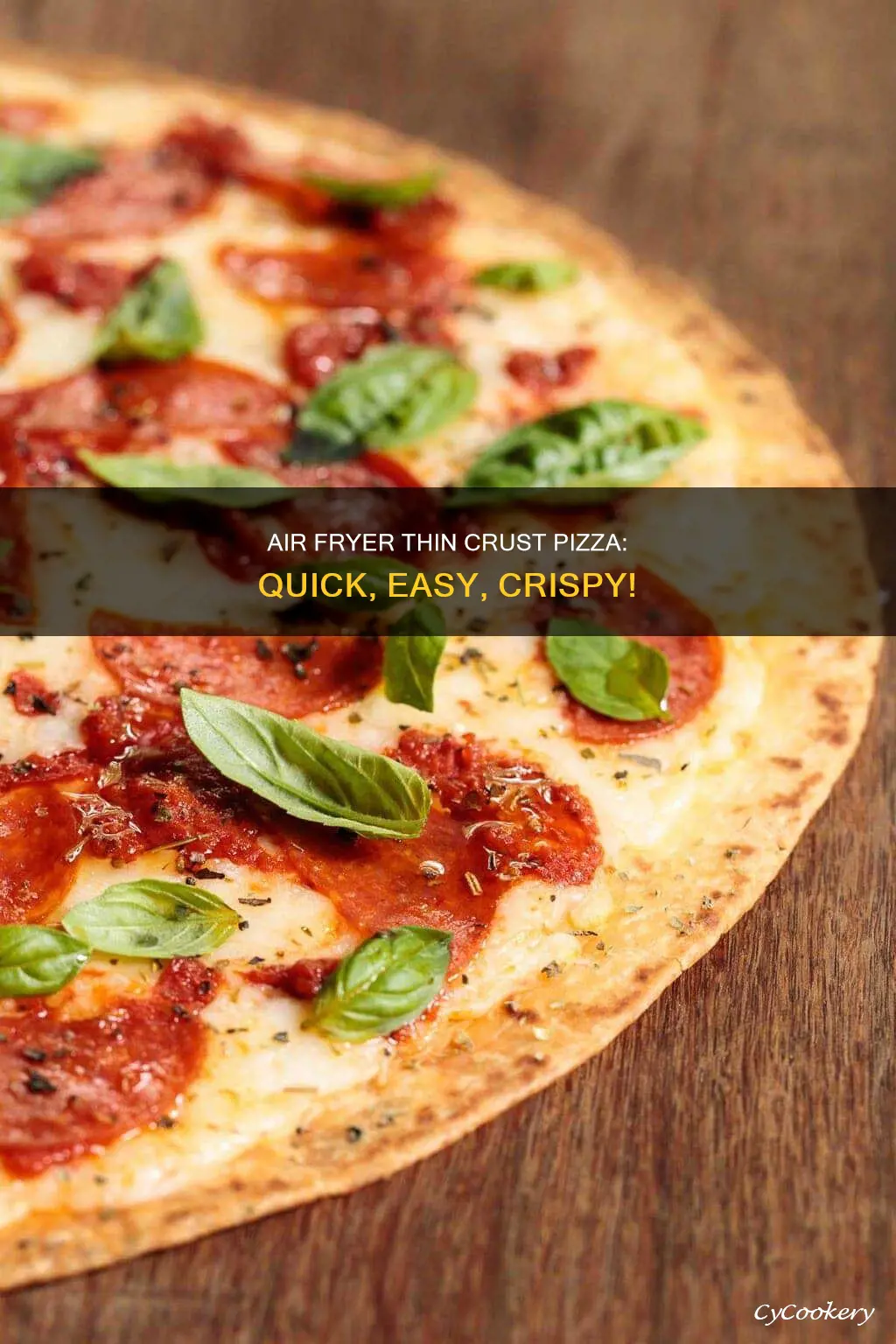 how to cook thin crust pizza in air fryer