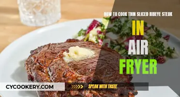 Air-Fried Ribeye Steak: Thin Slices, Big Flavor
