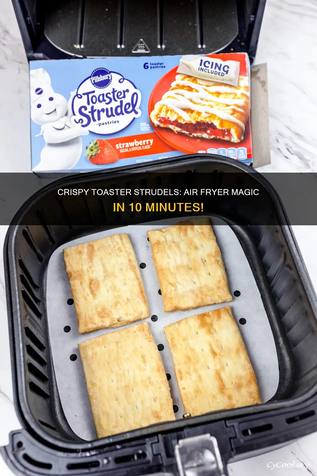 how to cook toaster strudels in the air fryer