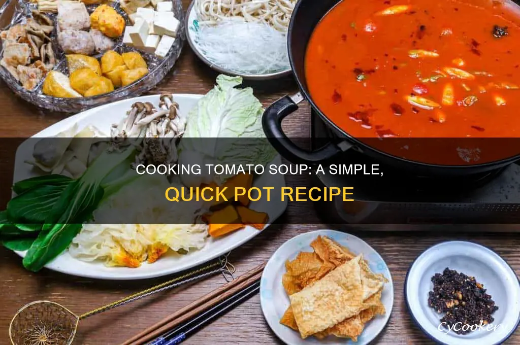 how to cook tomato soup in a pot