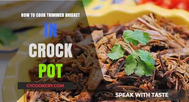 Crock Pot Brisket: Tender, Trimmed, and Delicious